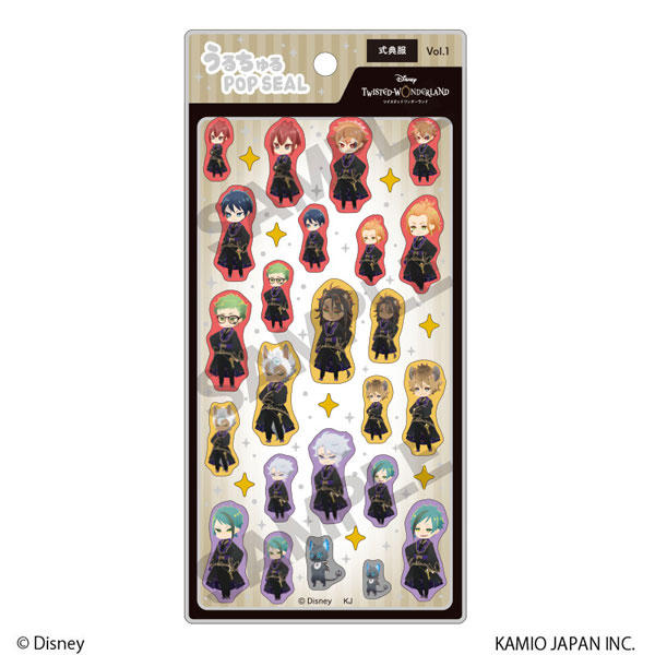 ディズニー ツイステッドワンダーランド うるちゅるPOP SEAL 式典服vol