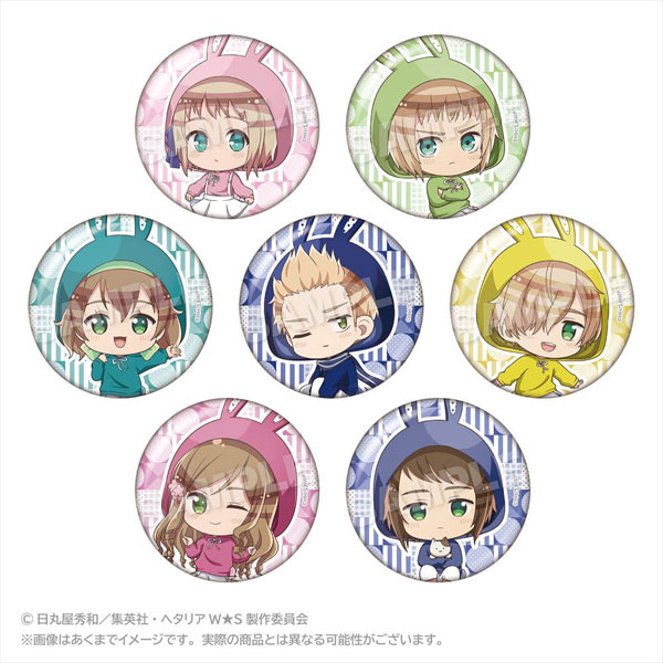 ヘタリア World★Stars トレーディング缶バッジ アニマルパーカーver. Dボックス 7個入りBOX