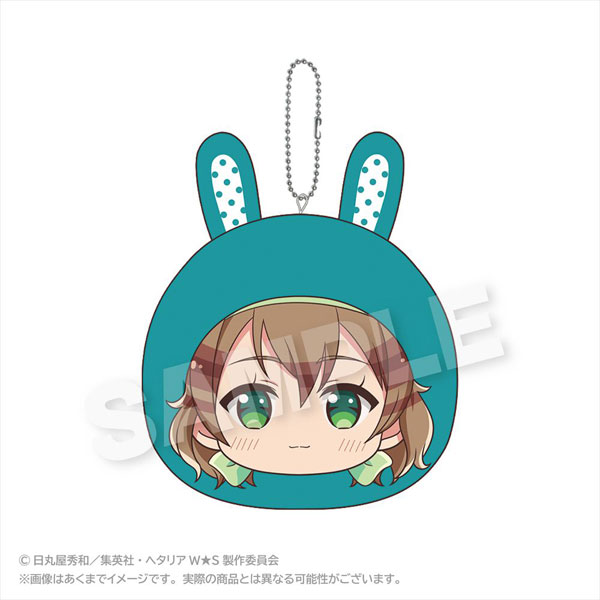 ヘタリア World☆Stars クッションキーホルダー アニマルパーカーver