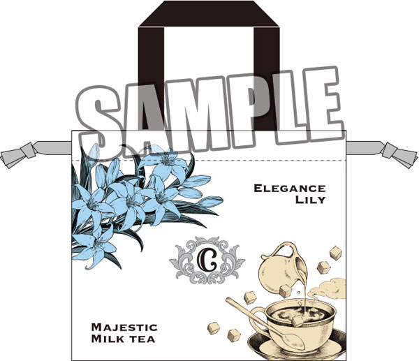 うたの☆プリンスさまっ♪ 持ち手付きサテン巾着 Fragrance Pairing Ver.「カミュ」[ブロッコリー]《０７月予約》