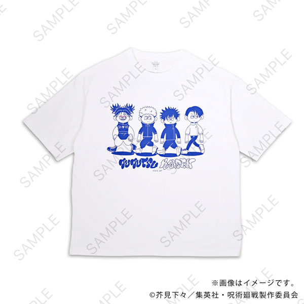 呪術廻戦 nhutoons ビッグTシャツB(虎杖・伏黒・乙骨・脹相)[マーク
