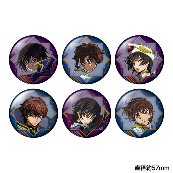 コードギアス 反逆のルルーシュ トレーディング缶バッジ vol.1　6個入りBOX[キャラバン]《０７月予約》