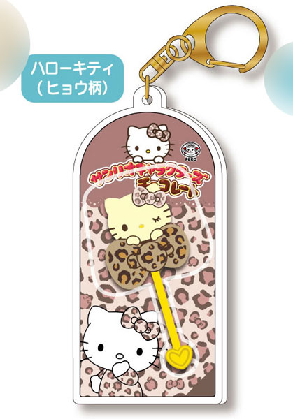 サンリオキャラクターズチョコレート マスコットチャーム Vol.4 03 ハローキティ(ヒョウ柄)[バンダイ]《０８月予約》