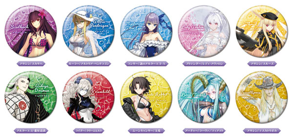グリッターCANバッジ Fate/Grand Order F BOX 10個入りBOX[バンダイ]《０８月予約》