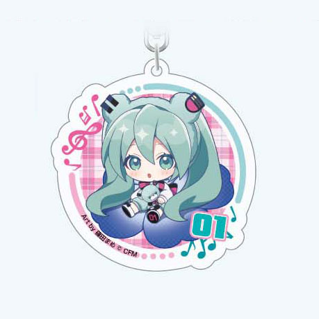 ピアプロキャラクターズ ぷちふれ アクリルキーホルダー(初音ミク2