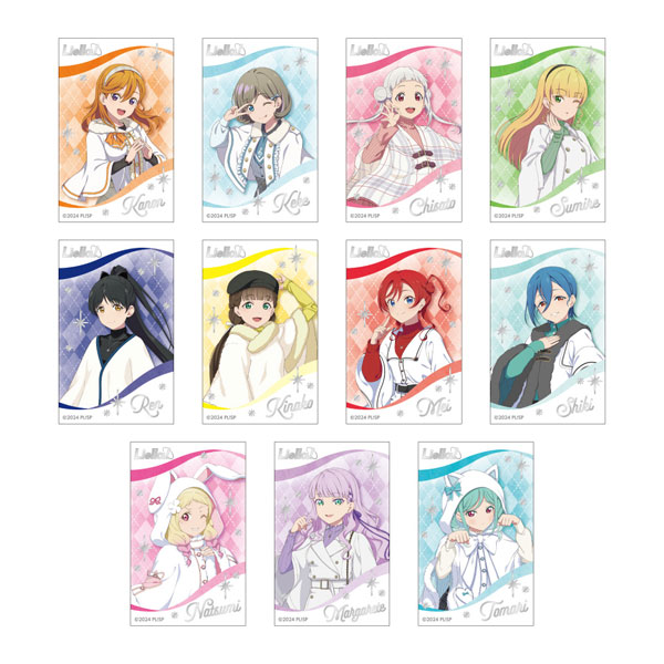 ラブライブ！スーパースター！！ トレーディング箔押しミニフォトカード ホワイトポンチョver. 11個入りBOX