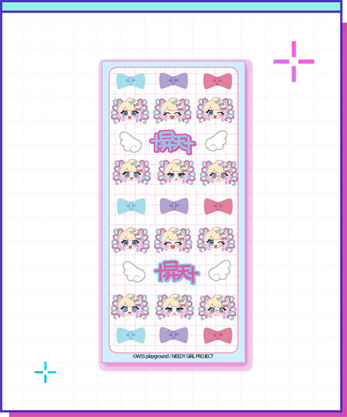 NEEDY GIRL OVERDOSE ニディガ ぷっくりシール 超てんちゃん[WHY SO SERIOUS？]《０９月予約》