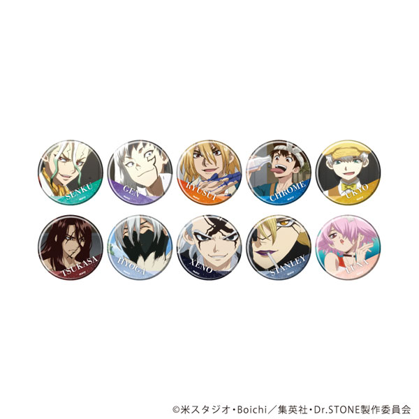缶バッジ「Dr.STONE」41/場面写イラスト 10個入りBOX[A3]《０７月予約》