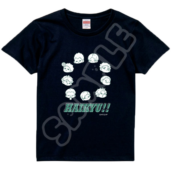 ハイキュー！！」第10弾 Tシャツ M-KA(集合) ブラック Sサイズ[シンク