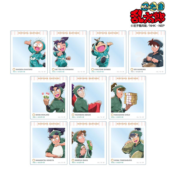 忍たま乱太郎 描き下ろし 楽しいお花見の段ver. トレーディングアクリルカード ver.A 10個入りBOX[アルマビアンカ]《０８月予約》