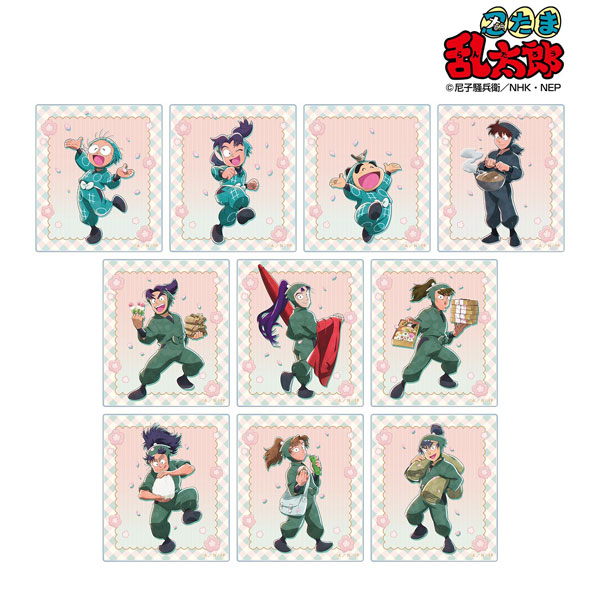 忍たま乱太郎 描き下ろし 楽しいお花見の段ver. トレーディングアクリルカード ver.B 10個入りBOX[アルマビアンカ]《０８月予約》