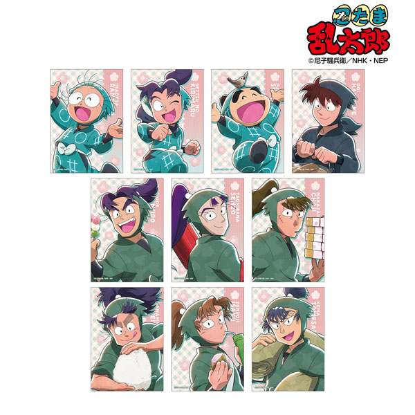 忍たま乱太郎 描き下ろし 楽しいお花見の段ver. トレーディングブロマイド ver.A 10個入りBOX[アルマビアンカ]《０８月予約》
