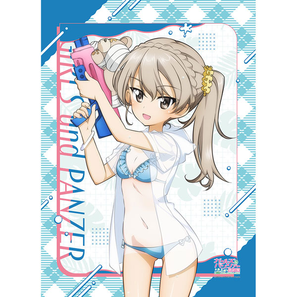 [ガールズ＆パンツァー 最終章]描き下ろしB2タペストリー(島田愛里寿/水鉄砲 日焼けVer.)[カーテン魂]《０８月予約》