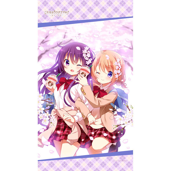 ご注文はうさぎですか？ BLOOM]のれん(ココア＆リゼ/春)[カーテン魂