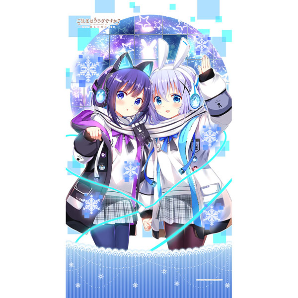 ご注文はうさぎですか？ BLOOM]のれん(チノ＆フユ/冬)[カーテン魂