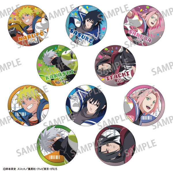 NARUTO-ナルト- 疾風伝 トレーディングメタル缶バッジ/パルクール 10個入りBOX[カミオジャパン]《０７月予約》