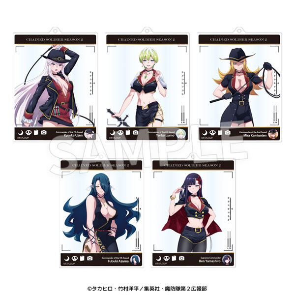 TVアニメ『魔都精兵のスレイブ2』SNS風アクリルキーホルダー 5個入りBOX