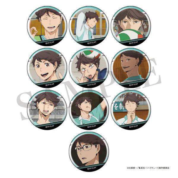 【新品未開封】ハイキュー!! 及川がいっぱい　場面写缶バッジ BOX　11箱 ハイキュー！！ 及川がいっぱい場面写トレーディング缶バッジ 10個入り