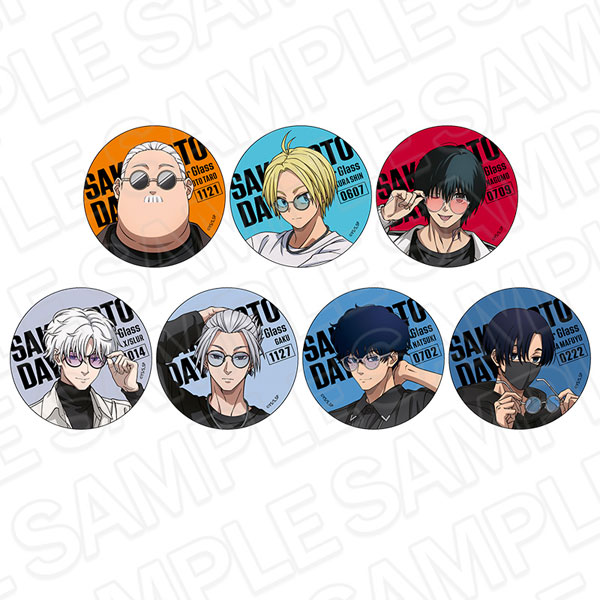 TVアニメ『SAKAMOTO DAYS』 カンバッジ(ランダム) Color Glass ver. 7個入りセット