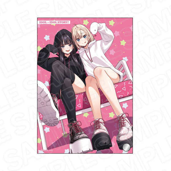 IDOL×IDOL STORY！　渚美海　アクリル個装複製原画 IDOL×IDOL STORY！ ミニアクリルアート 美海＆依吹 蛇パーカー ver