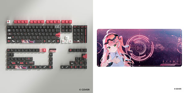 HYTE Sakura Miko Keycap Black + Mouse Padホロライブ所属「さくら
