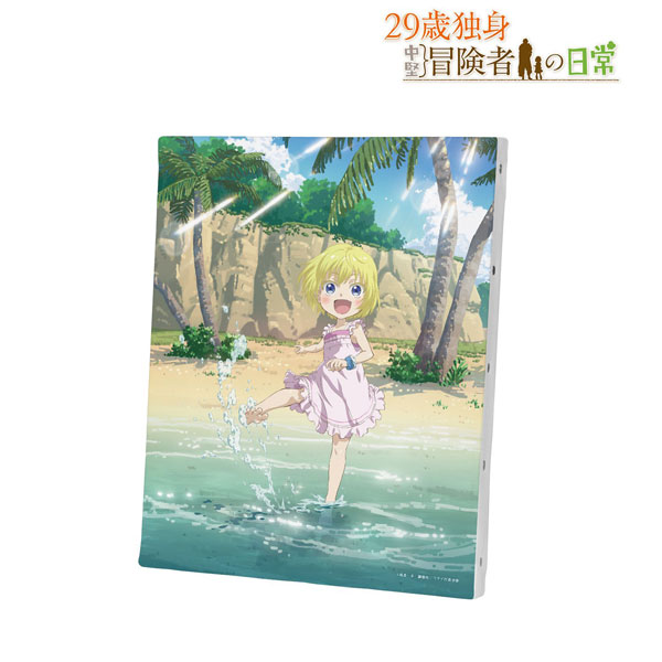 TVアニメ「29歳独身中堅冒険者の日常」 リルイ 海の日イラスト F3号キャンバスボード[アルマビアンカ]《０８月予約》