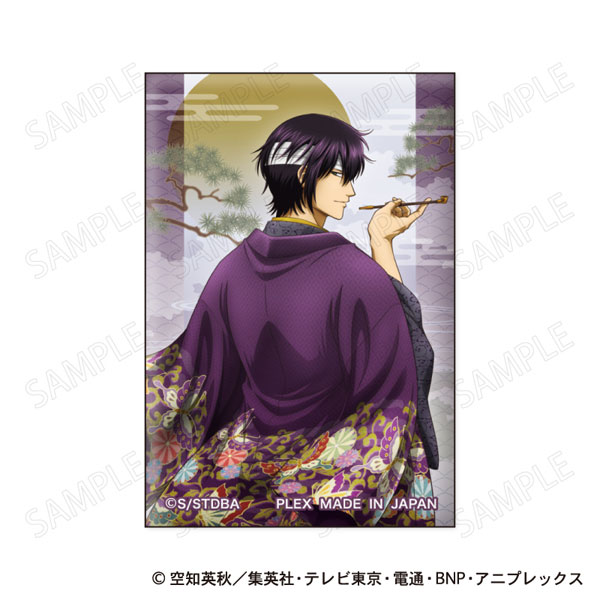 銀魂 スクエア缶バッジ 和装×振り向き Ver. E：高杉晋助[プレックス