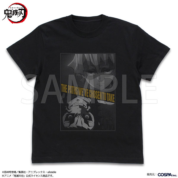 アニメ「鬼滅の刃」 善逸と獪岳 Tシャツ/BLACK-L[コスパ]《０７月予約》
