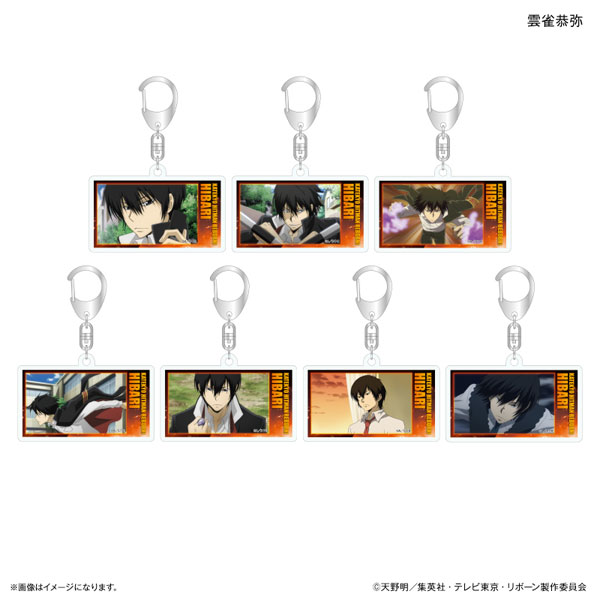 家庭教師ヒットマンREBORN！ だけキー 雲雀恭弥だけトレーディングアクリルキーホルダー 7個入りBOX