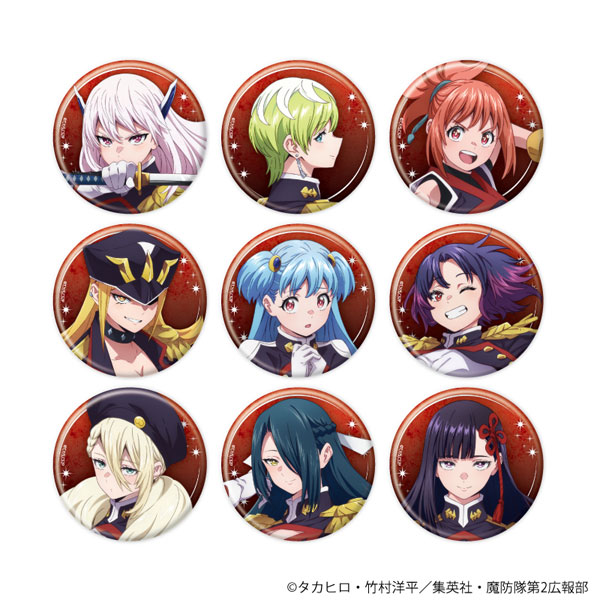 缶バッジ「TVアニメ『魔都精兵のスレイブ2』」06/公式イラスト 9個入り