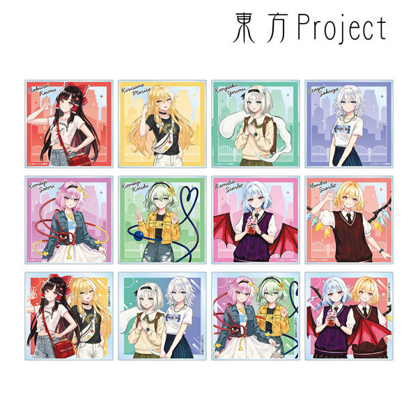 東方Project 松本能人イラスト 現代風ファッションver. vol.2 トレーディングアクリルカード 12個入りBOX