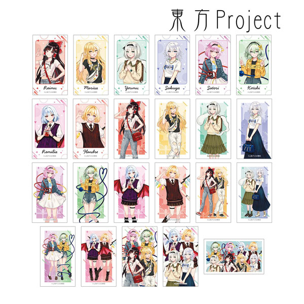 東方Project 松本能人イラスト 現代風ファッションver. vol.2 トレーディングイラストカード 23個入りBOX