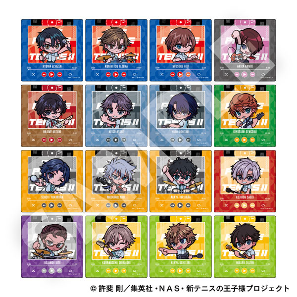 新テニスの王子様 トレーディングデフォルメスクエアカード(1パック2枚入り) 8個入りBOX