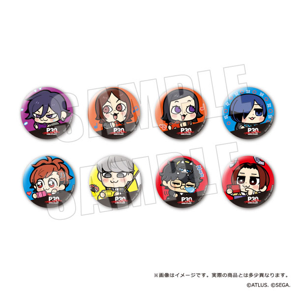 P30th 主人公×ぶくぶ カンバッジ 8個入りBOX