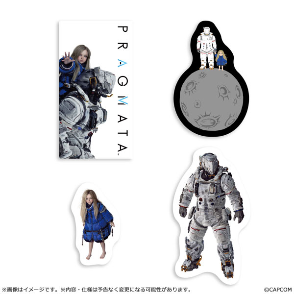 プラグマタ ステッカーセット（再販）[カプコン]《09月予約》