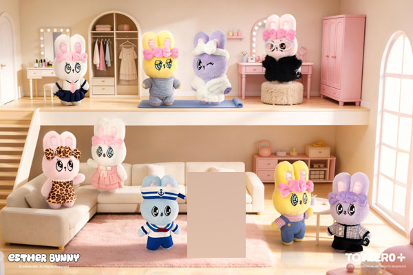 Esther Bunny - ファッション イン モーション プラッシュキーチェーンシリーズ 8個入りBOX[TOYZEROPLUS]《０６月仮予約》