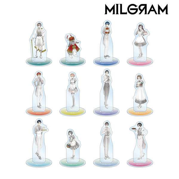 MILGRAM -ミルグラム- 描き下ろし 6th Anniversary ver. トレーディングアクリルスタンド 12個入りBOX[アルマビアンカ]《０８月予約》