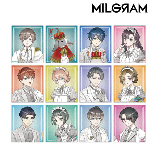 MILGRAM -ミルグラム- 描き下ろし 6th Anniversary ver. トレーディングアクリルカード 12個入りBOX[アルマビアンカ]《０８月予約》