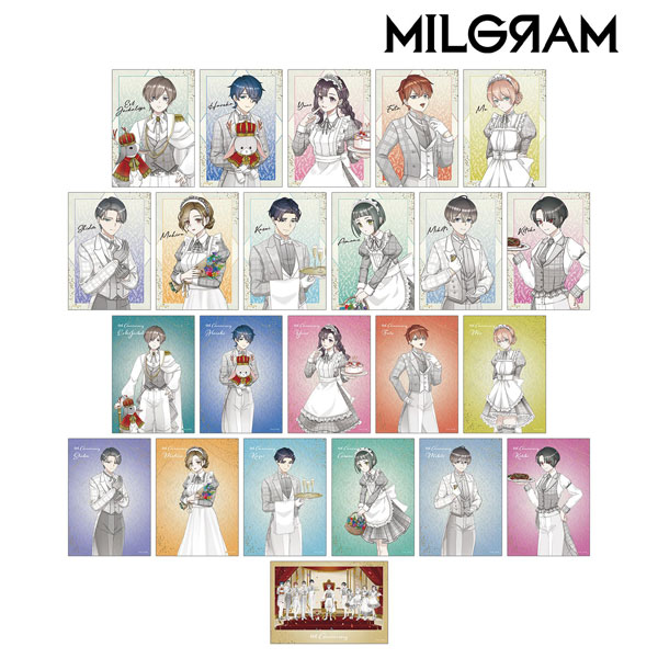 MILGRAM -ミルグラム- 描き下ろし 6th Anniversary ver. トレーディングブロマイド 23個入りBOX[アルマビアンカ]《０８月予約》