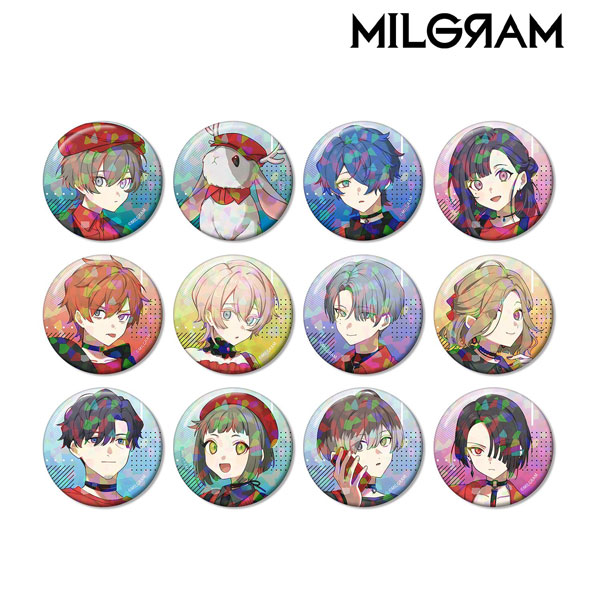 MILGRAM -ミルグラム- 描き下ろし 5th Anniversary ver. トレーディングホログラム缶バッジ 12個入りBOX[アルマビアンカ]《０８月予約》