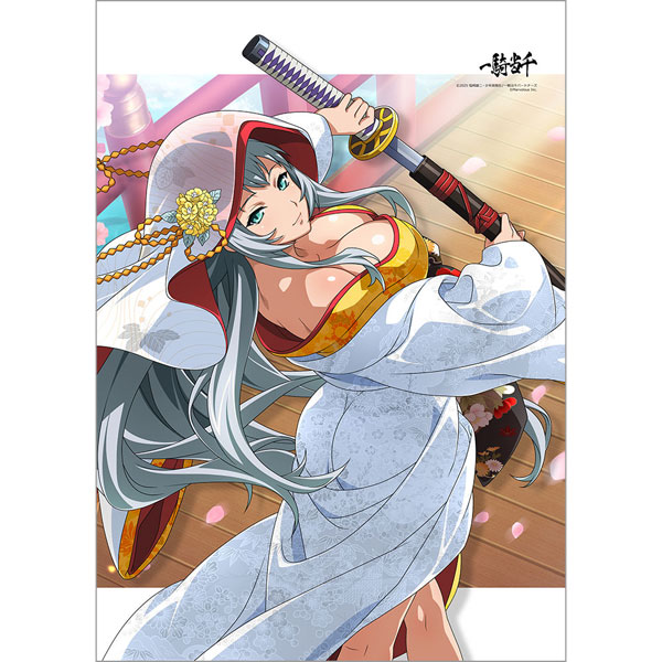 一騎当千]B2タペストリー(趙雲子龍/白無垢の美相)Wスエード[カーテン魂