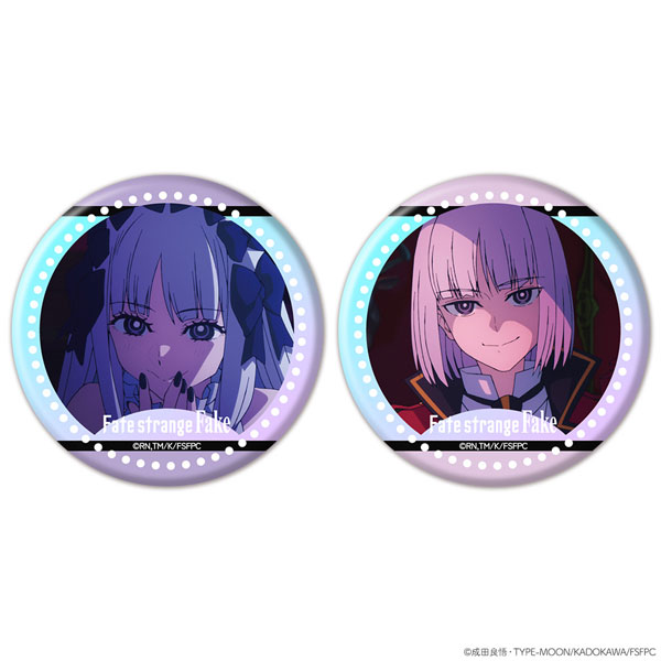 TVアニメ『Fate/strange Fake』 オーロラ缶バッジ2個セット フランチェスカ・プレラーティ＆真キャスター[ATFES]《０７月予約》