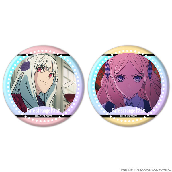 TVアニメ『Fate/strange Fake』 オーロラ缶バッジ2個セット フィリア＆ハルリ・ボルザーク[ATFES]《０７月予約》