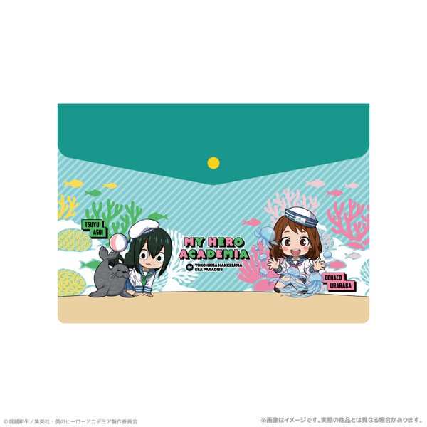 アニメ『僕のヒーローアカデミア』 エンベロープケース 麗日お茶子＆蛙吹梅雨 海の生きものたちと一緒にPLUS ULTRA[ATFES]《０８月予約》