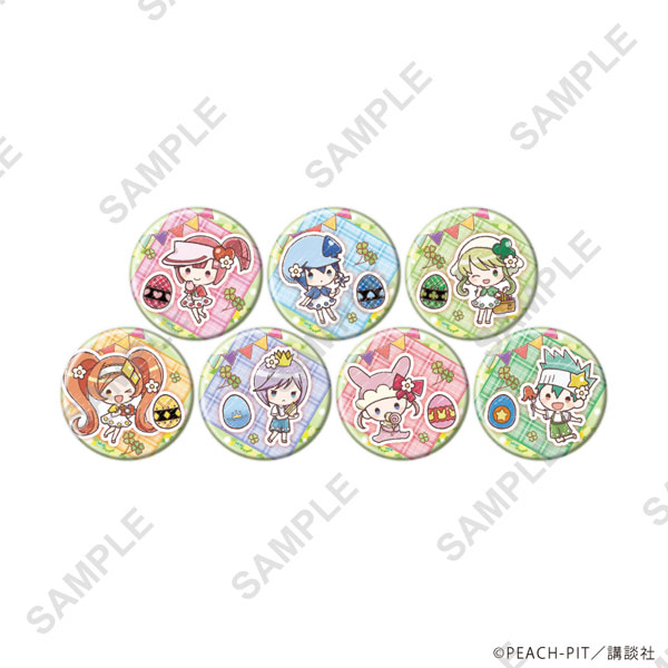 缶バッジ「しゅごキャラ！」40/ピクニックver. グラフアートイラスト 7個入りBOX