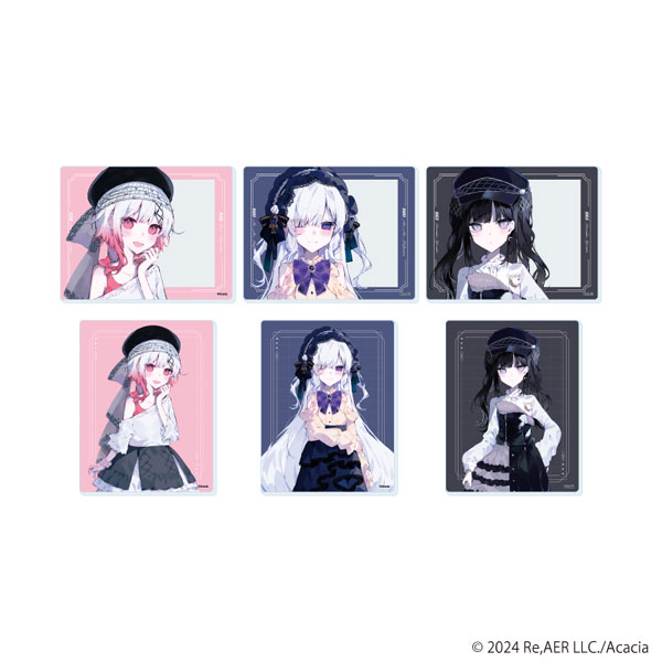 アクリルカード「魔法少女ノ魔女裁判」01/ダークガーリーファッションver. 描き下ろしイラスト 6個入りBOX