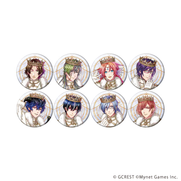 ホログラム缶バッジ(57mm)「夢王国と眠れる100人の王子様」24/公式イラスト 8個入りBOX