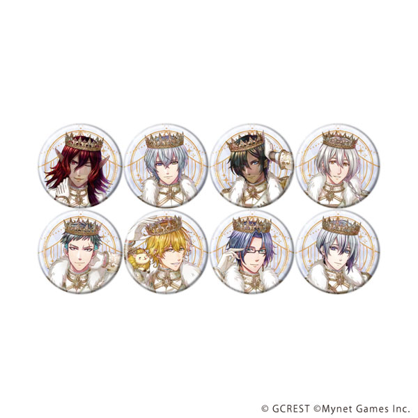 ホログラム缶バッジ(57mm)「夢王国と眠れる100人の王子様」25/公式イラスト 8個入りBOX