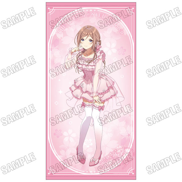 等身大タペストリー ドロリス 学園アイドルマスター」 描き下ろし等身大タペストリー[サクライロver