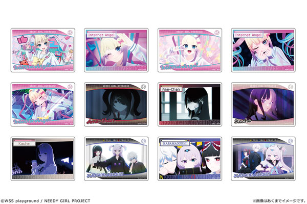 アニメ「NEEDY GIRL OVERDOSE」 トレーディングアクリルカード 12個入りBOX[カナリア]《０７月予約》